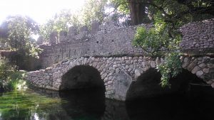 Magical garden of Ninfa