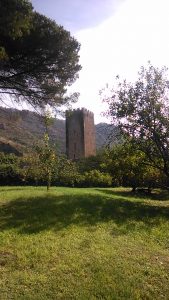 Tower at Garden of Ninfa